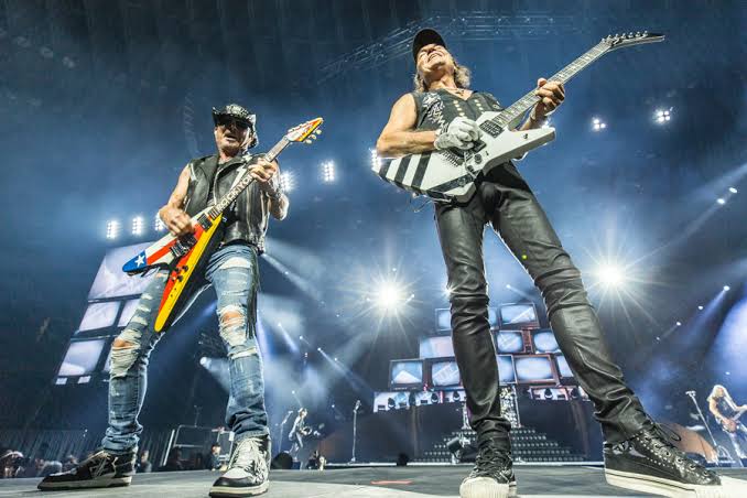 Crowd at a Scorpions show